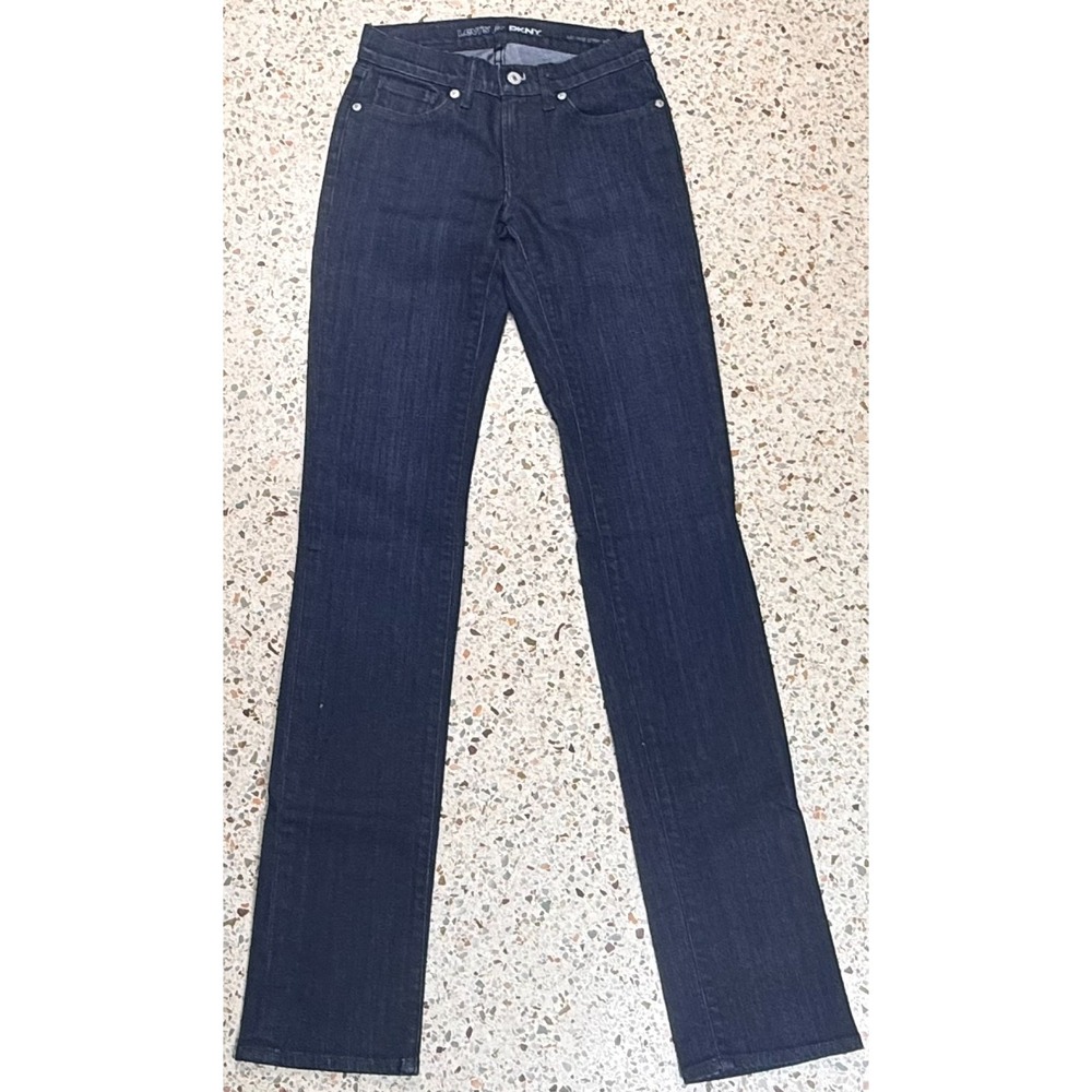 Levi's for DKNY Mid Rise Straight Womens Vtg & Rare 5 Pocket Denim Jeans Size 25
